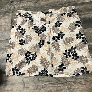 Floral Print Women's Skirt/shorts